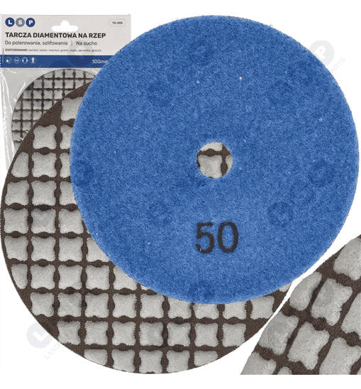 Tarcza diamentowa P50 do szlifowania polerowania gresu ceramiki 100mm