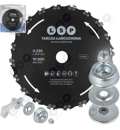 Tarcza z łańcuchem łańcuchowa zamiennik do STIHL FS45 55 120 200 250