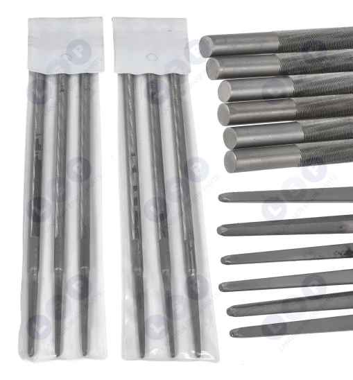 PILNIK okrągły do ostrzenia łańcucha piły pilarki 5.5 200MM 3/8 6 sztuk