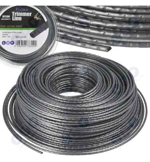 Żyłka do kosy podkaszarki spalinowej 2.4mm 80 metrów - ściskana