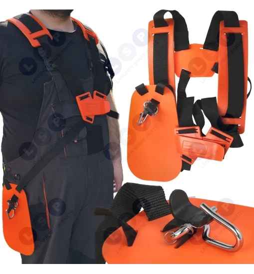 Szelki do kosy spalinowej regulowane, metalowy klips do nac demon stihl husqvarna