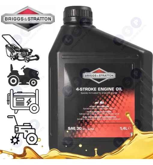 Olej briggs & stratton SAE30 1.4L do kosiarki traktorka rozdrabniacza 4 suw