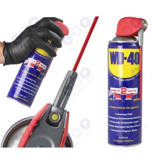 Odrdzewiacz do śrub WD-40 450ml z aplikatorem olej smar zawiasów zamków linek mechanizmów