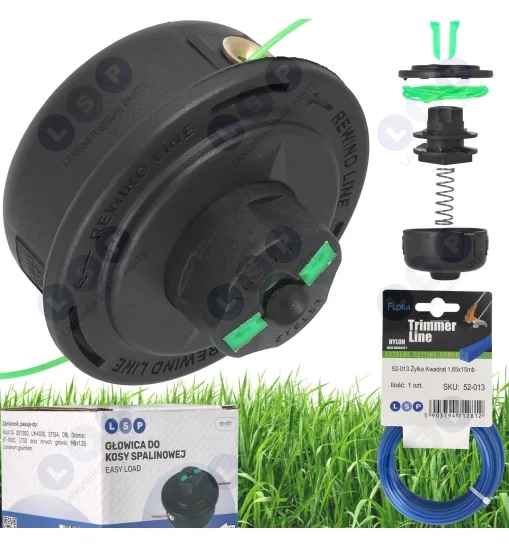 Głowica do kosy spalinowej MAKITA UM4030 STIGA DOLMAR M8 PRAWY + ŻYŁKA