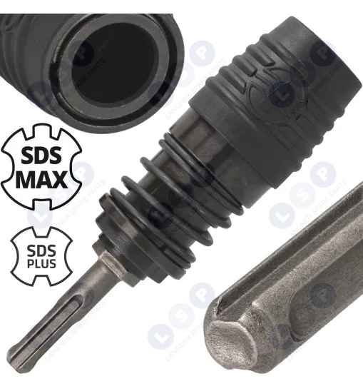 Adapter do wierteł SDS MAX do SDS Plus przelotka