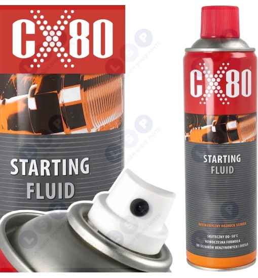 Preparat Do Odpalania Silników CX80 STARTING FLUID 500ML Spray