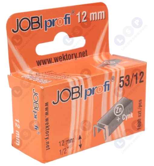 Zszywki do takera 12mm 1/2" Cynkowane 1000sztuk taker