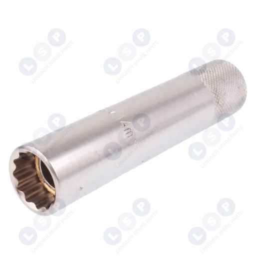 Nasadka do świec Honiton 3/8" 14 MM CrV dwunastokątna długa 12-kątna