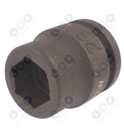 Nasadka udarowa Honiton 3/4" 23 MM Cr-Mo sześciokątna krótka 6-kątna