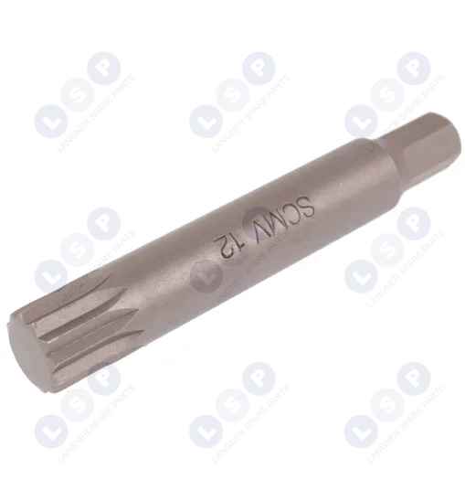 Bit SPLINE M12 x 8mm, 75mm dł. HONITON