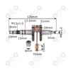 WAŁ KORBOWY STIHL 017 018 MS170 MS180 SWORZEŃ 8mm