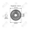 SPRZĘGŁO KOMPLETNE NAC TT-CS2500 UR-CST25-25OW