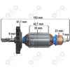 Wirnik do BOSCH GBH 2-26 2400 2600 zestaw z łożyskami i szczotkami