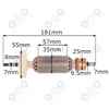 Wirnik szlifierki DO BOSCH GWS 15-125 CIT GWS 17-125 CIT INOX 1607000V36