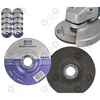 Tarcze do szlifowania metalu 125 mm x 6 mm zestaw 10 sztuk