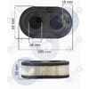 Filtr powietrza do kosiarki BRIGGS STRATTON 550E 550EX 625E 593260