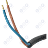 Przewód zasilający z wtyczką kabel 3 metry 2 x 1.5 MM H05RR-F