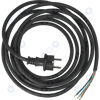 Przewód zasilający z wtyczką kabel 4 metry 3 x 1.5MM H05RR-F