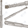 Wiertło do betonu kamienia 8x110mm 4 zęby SDS PLUS + krzyżowe