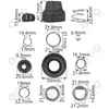 Zestaw naprawczy uchwytu Bosch GBH 2-26 DRE,  GBH 2400, 1617000582