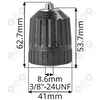 Uchwyt do wiertarki 10 MM wiertarski 3/8 mały mocny