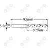 Wiertło kobaltowe do metalu 5.5 mm HSS-E HSSco5 M35