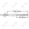 Wiertło kobaltowe do metalu 11.5 mm HSS-E HSSco5 M35