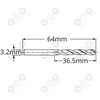 Wiertło kobaltowe do metalu 3.2 MM HSS-E HSSco5 M35 PRO LSP