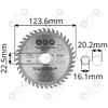 Tarcza widiowa piła do cięcia drewna do szlifierki 125MM 40T