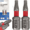 Bit udarowy TORX T15 25 MM LSP IMPACT zestaw bitów 2 SZTUKI
