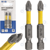 Bit udarowy POZIDRIV PZ2 50 MM LSP IMPACT zestaw bitów 2 SZTUKI