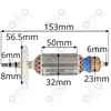 Wirnik do szlifierki G10SR3 G12SR3 G13SR3 360799E 360-799E