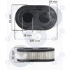 Filtr powietrza do kosiarki BRIGGS STRATTON 550E 550EX 625E x 5