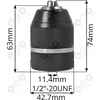 Uchwyt do wiertarki młotowierarki 1/2 adapter SDS PLUS 13 MM UDAR
