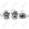 Cylinder tłok KOSY STIHL FS160 FS220 FS280 35MM
