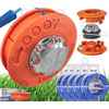 Głowica z żyłką do kosy spalinowej M10 x 1.25LH + 75 metrów żyłki 2.4mm