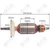 Wirnik do wiertarki BOSCH GBH 2 24 DSR GBH2SR GBH 2-24 DFR