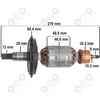 Wirnik BOSCH GBH 7DE, 7-45DE, 7-46DE, 1614010213