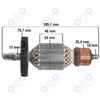 Wirnik MAKITA HM1304 HM1304B 516864-7