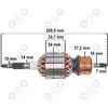Wirnik TYP BOSCH GSH 11 VC 1614011120