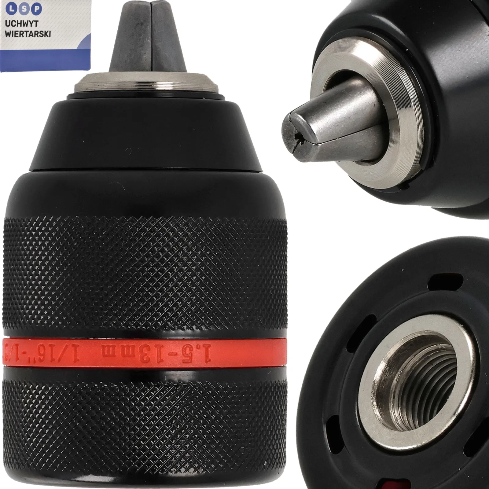 Uchwyt do wiertarki samozaciskowy 1/2 13MM METALOWY